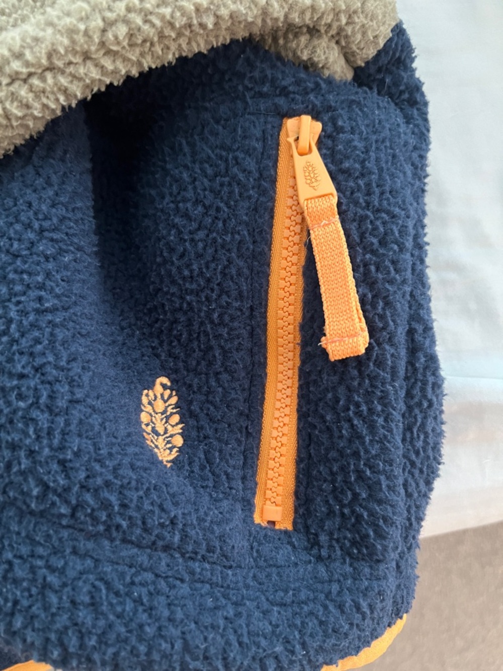 Free People Navy, Tan & Mauve Colorblock hit the slopes jacket - Picture 7 of 10